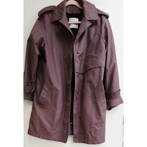 London Fog Towne‎ Women's Trench Coat Size 12 Regular